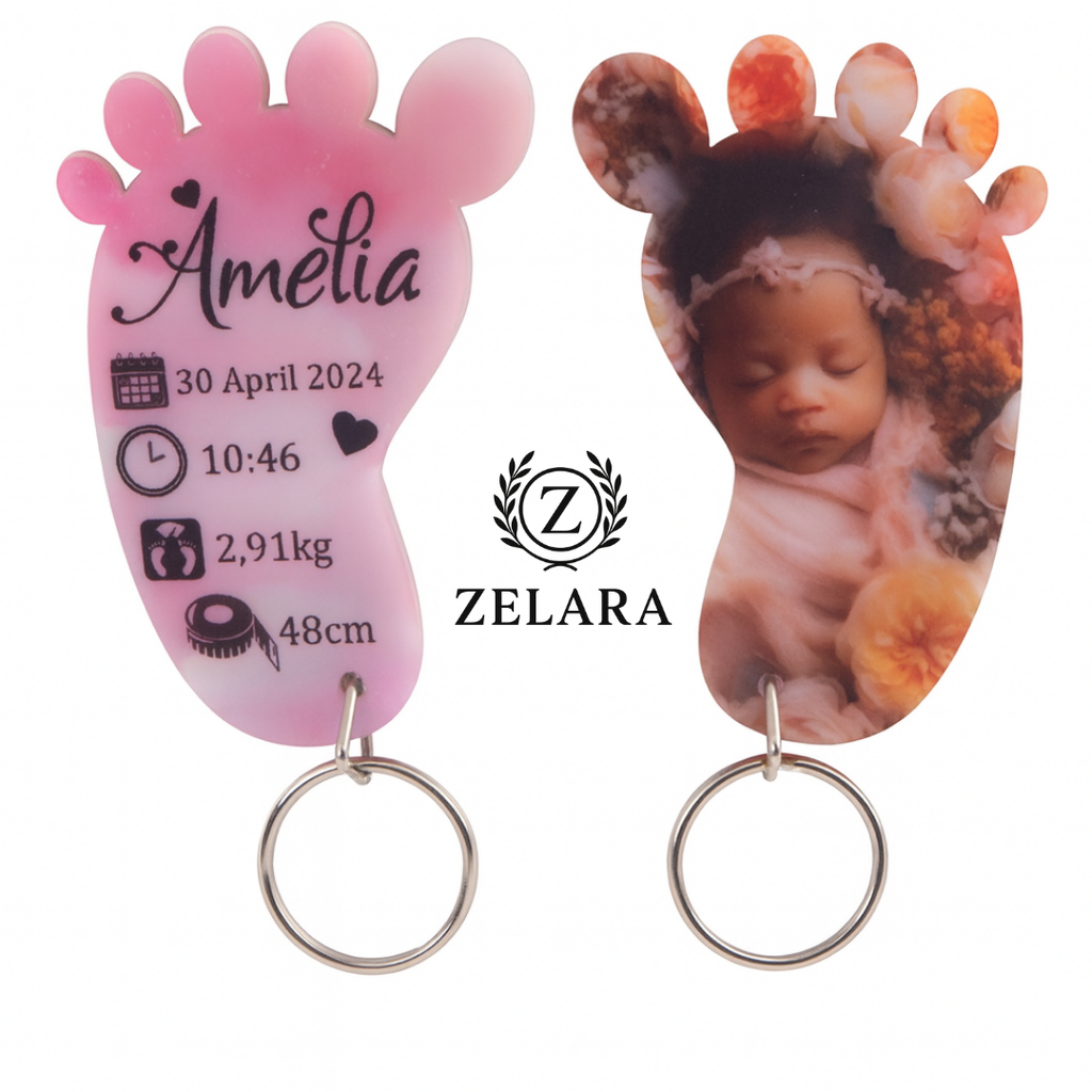 2 Baby Keychains + FREE Parent Mug Set